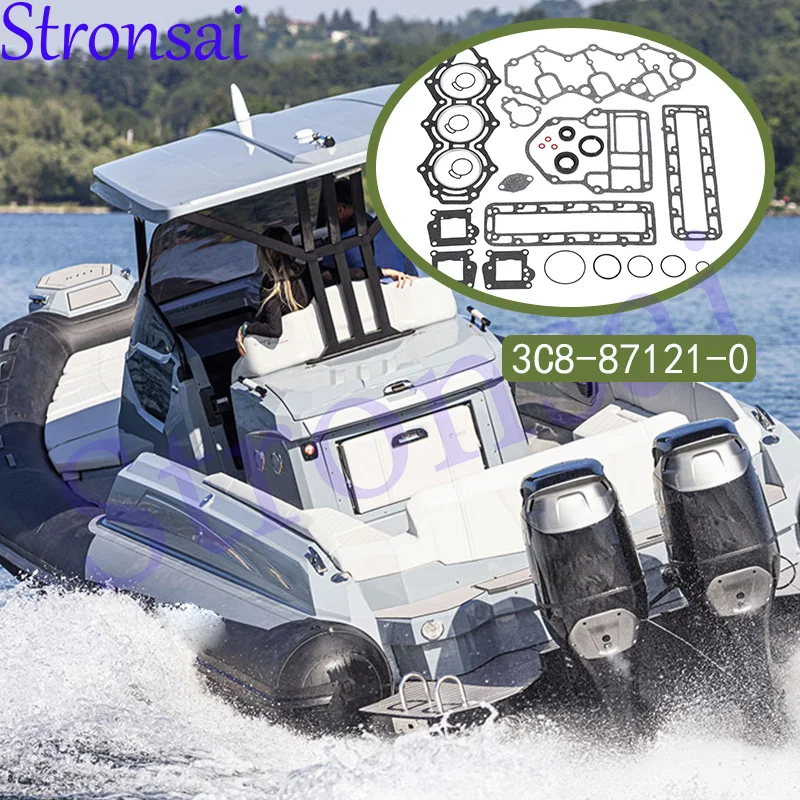 

3C8-87121 Power Head Gasket Kit 3C8-87121-0 For TOHATSU NISSAN 2T 40HP 50HP NS40D2 NS50D2 Outboard Engine