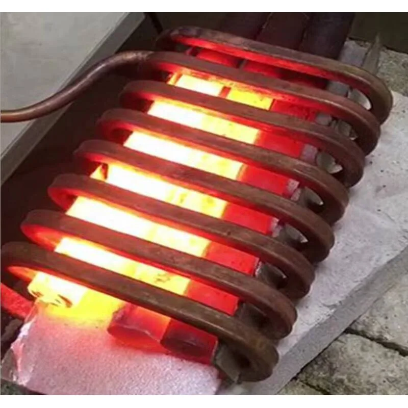 Induction Heater For Hot Forging Diathermy Heating Rods Bars Bolts Shafts Nuts - Industrial Grade Metal Working Tool