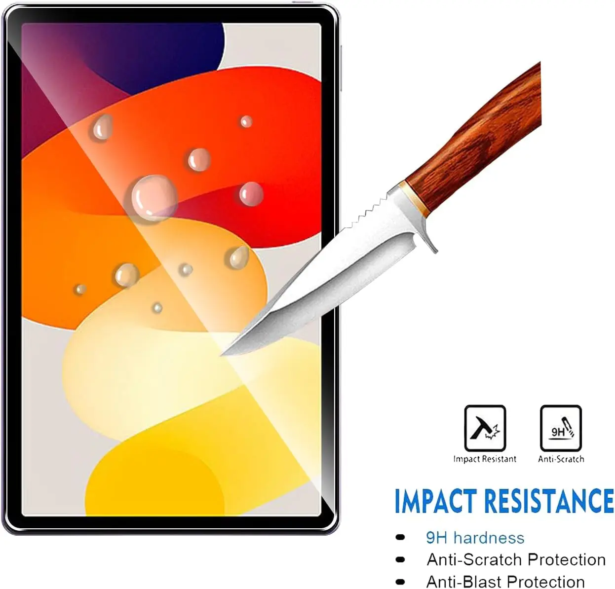 2pcs 9H Tempered Glass For Xiaomi Redmi Pad SE 11'' 2023 Clear Anti Scratch Screen Protector Tablet Film