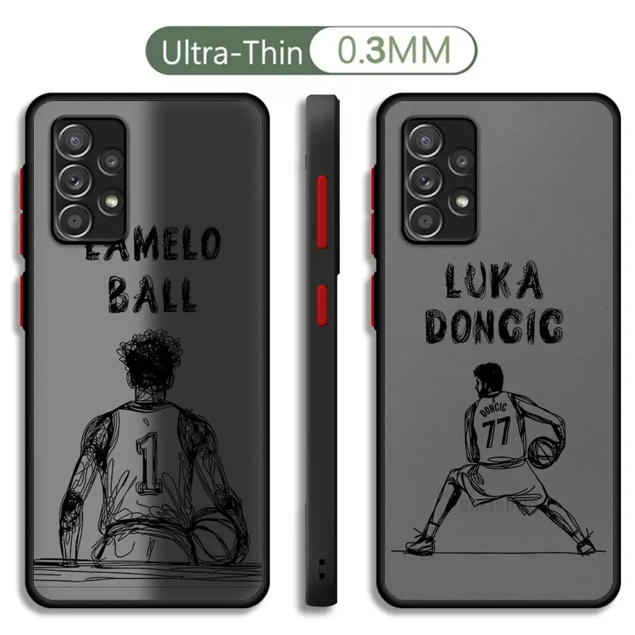 Basketball Star Sports Phone case for Samsung Galaxy A12 A13 A14 A15 A22 A23 A25 A24 A32 A33 34 A35 A52 53 A54 A55 A72 A73 4G 5G