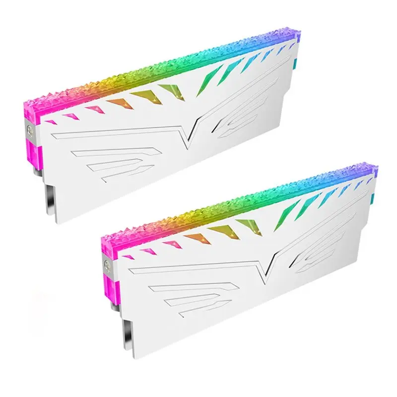 MOBO AURA SYNC 5V ARGB For Desktop Computer RAM Heatsink Memory Stick Armor Vest For DDR3 4 5 Universal