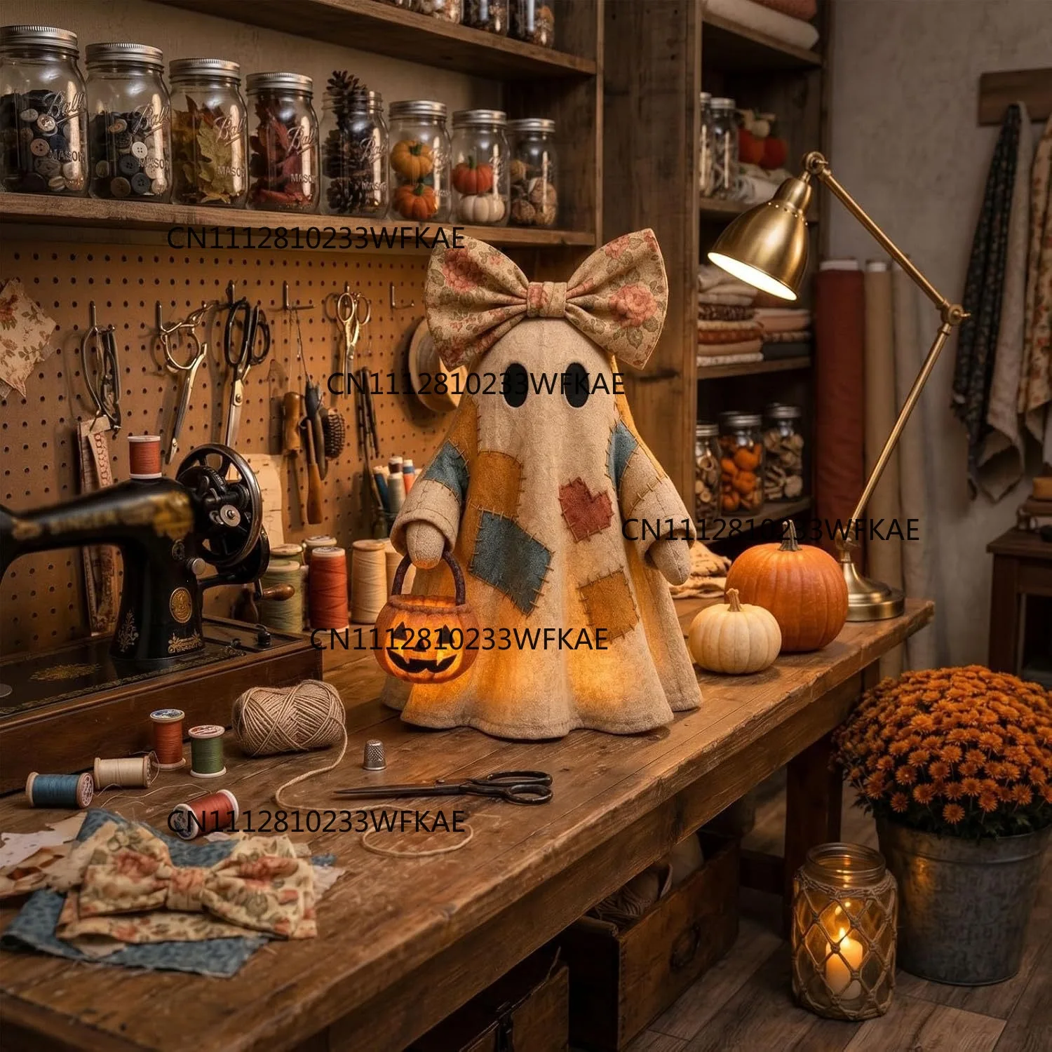 Patchwork Ghost Halloween Decor Patchwork Ghost Halloween Decor