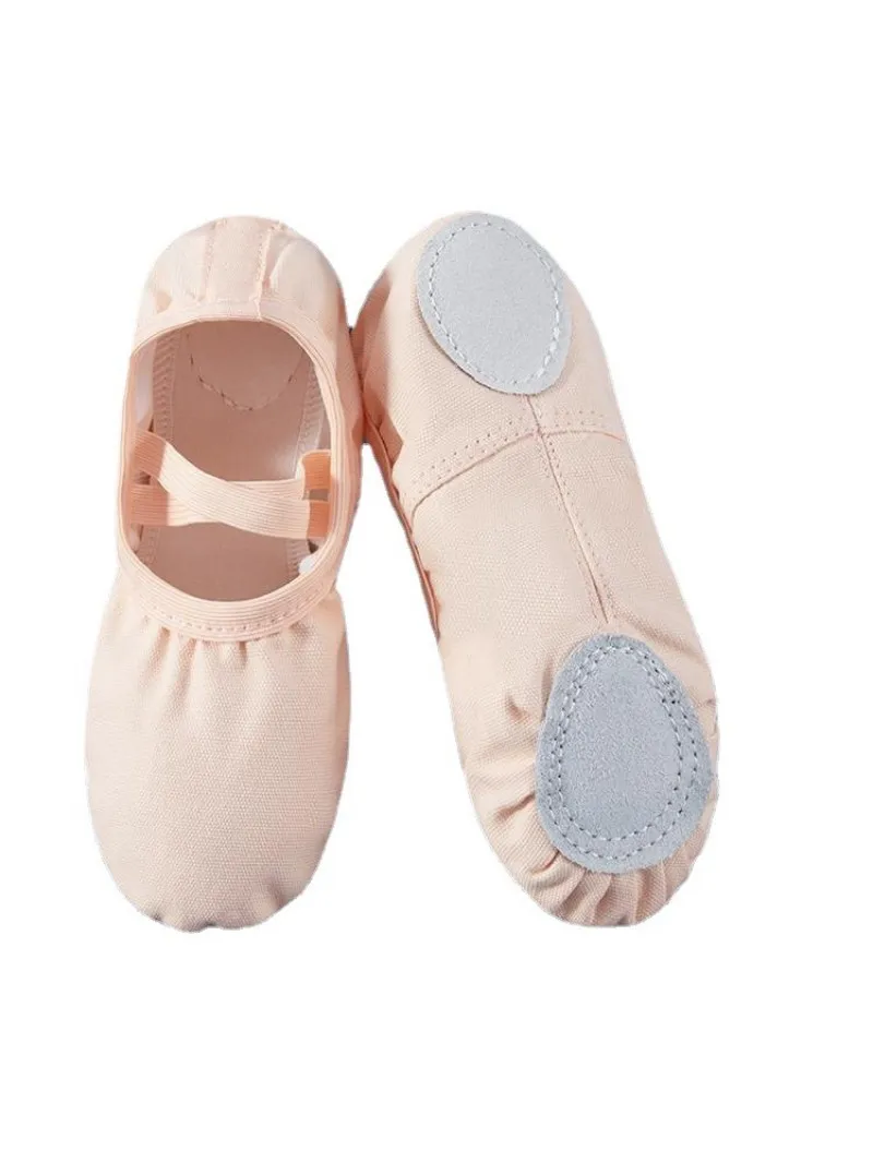 Ballet Shoes For Girls Canvas Flat Ballet Dancing Slippers Ballerina Practice Shoes For Women Children Soft Sole Dance Shoes