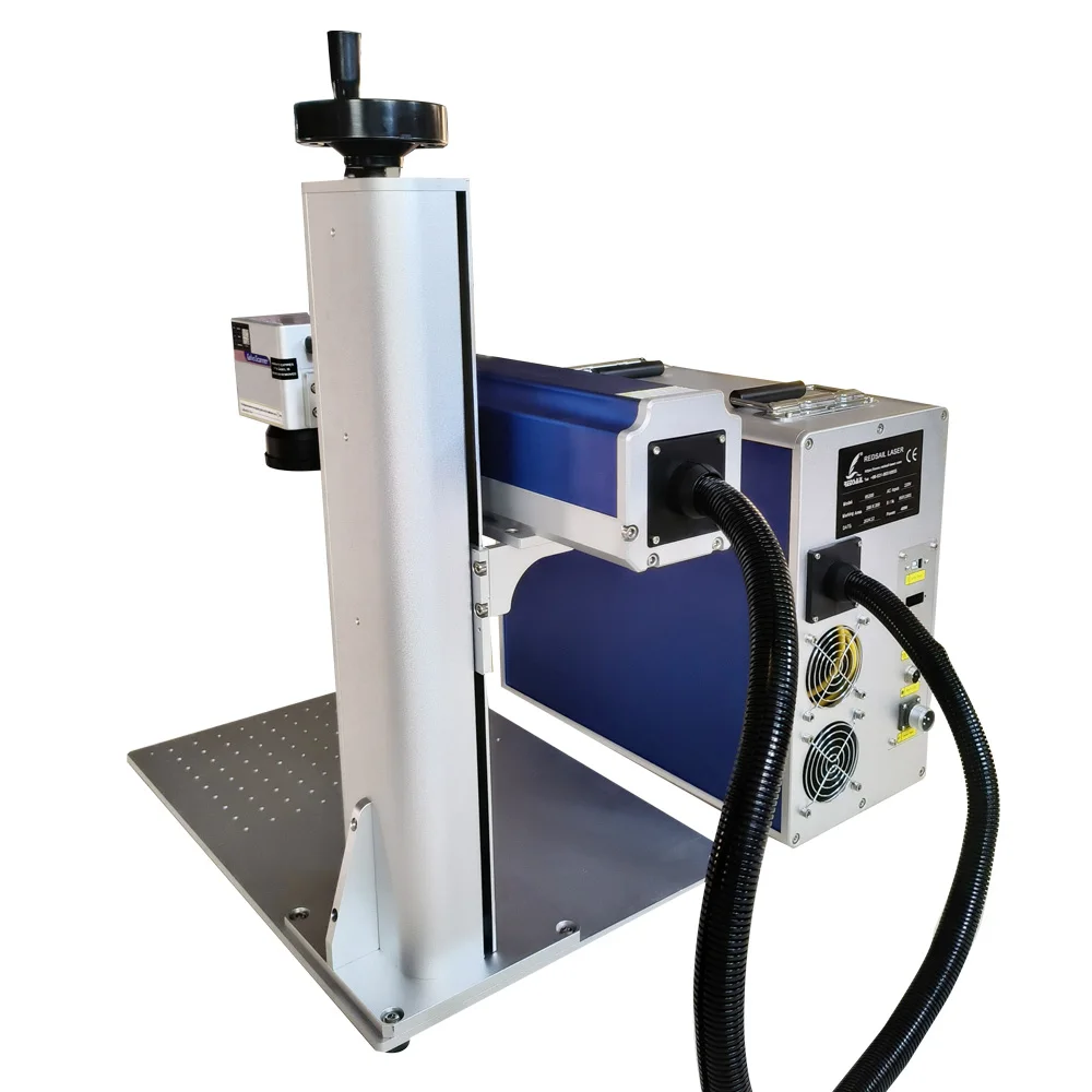 Portable Fiber Laser Marking Machine For Home Use Easy To Operate Air Cooling Laser Marker
