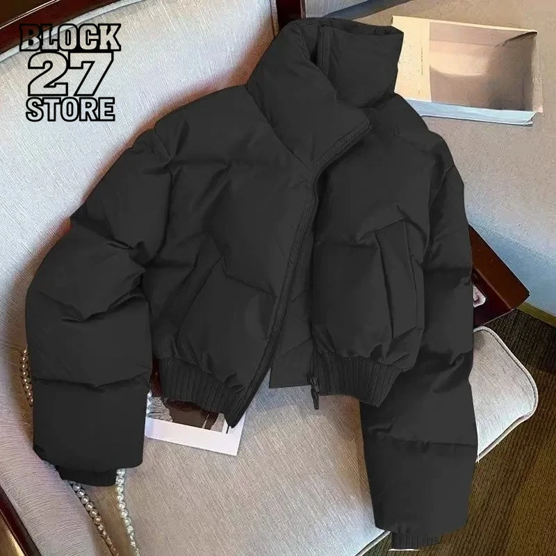 رجل سترة الشتاء الكلاسيكية فضفاضة سميكة القطن معطف مبطّن دافئ الخبز نمط ملابس خارجية عادية أسفل الشارع الشهير الرجعية Harajuku جديد