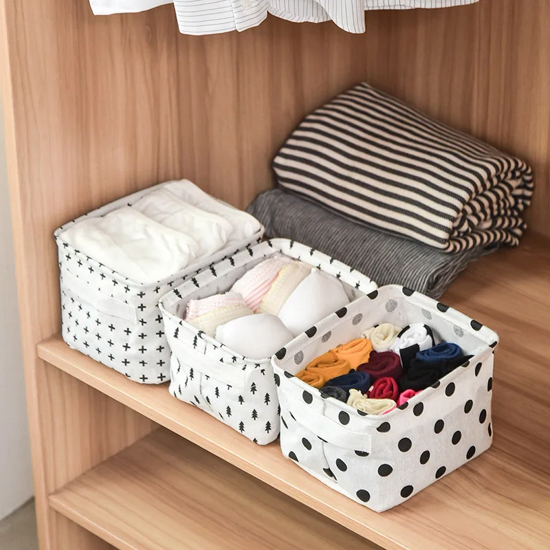 

Folding Desktop Storage Basket Cosmetic Book Organizer Home Office Stationery Container Organizer Accessories Stuff