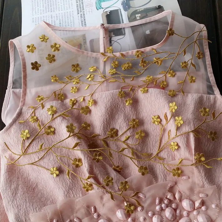 1 Stück Spitze Patch DIY Gold Silber Pflaumen blüte Stickerei Blumen applikation Stoff Aufkleber Kleidung Hochzeits dekoration ironisch – Detail 13