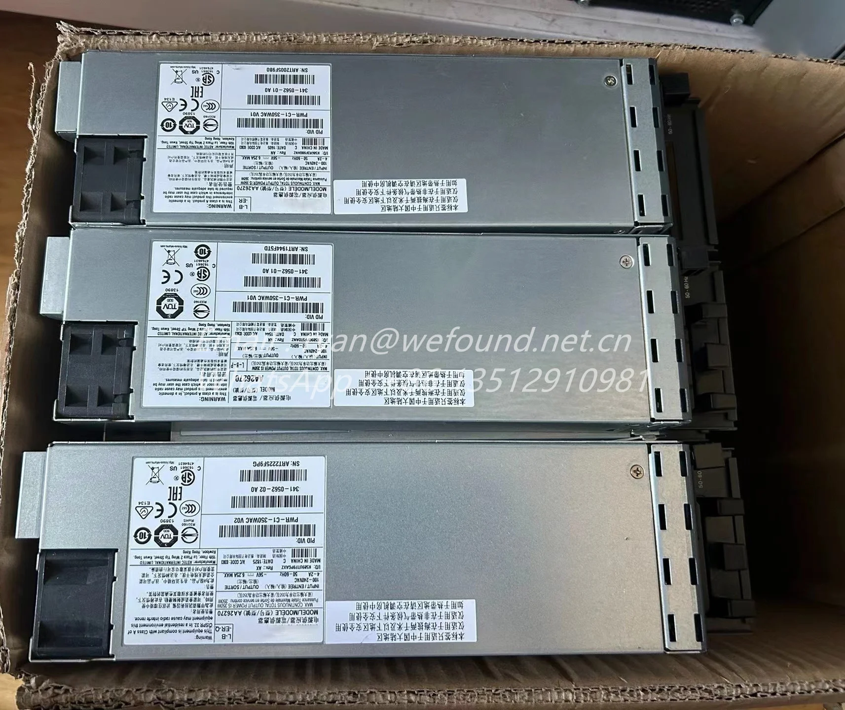 PWR-C1-350WAC for Cisco Switches Redundant Power Supplies