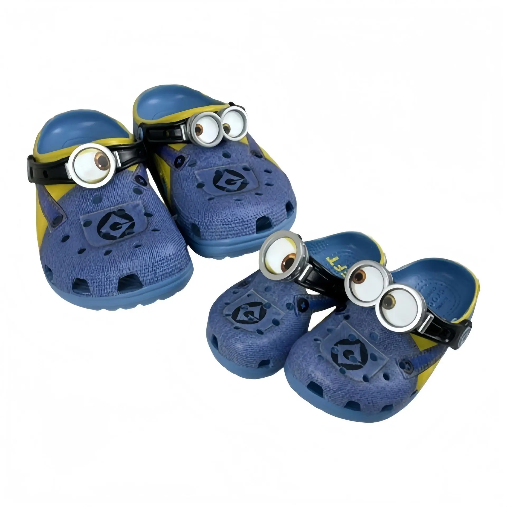 Sandales de plage Minions Big Movie à trous, style dessin animé, pour enfants, cadeau d'anniversaire.