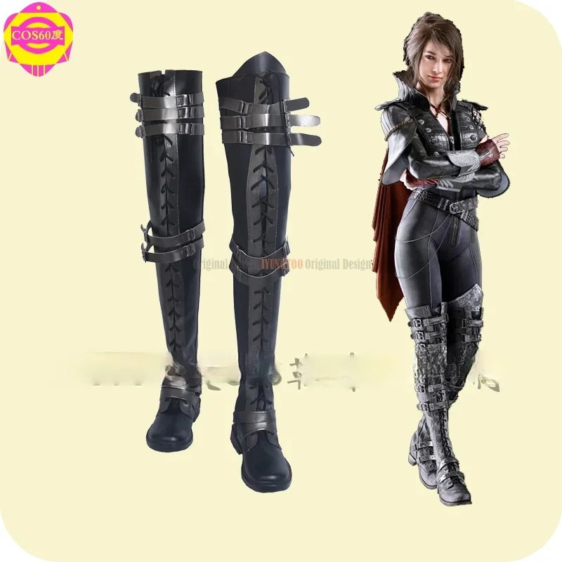 

FFinal FFantasy CROWE ALTIUS Anime Characters Shoe Cosplay Shoes Boots Party Costume Prop