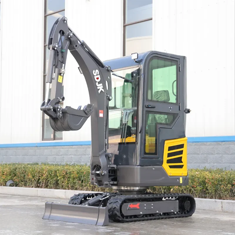 Best Selling 1.6 Ton Mini Excavator EPA/Euro 5 1 Ton 2 ton Crawler Excavators Hydraulic Kubota Agricultural Digger Customizable