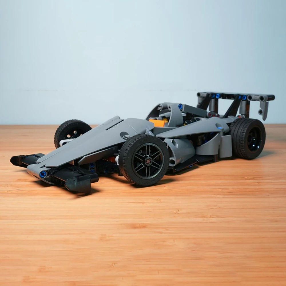 

MOC 80's IndyCar Speed Champion Classic Car Model City Racing Children's Toy Gift Technology Building Blocks