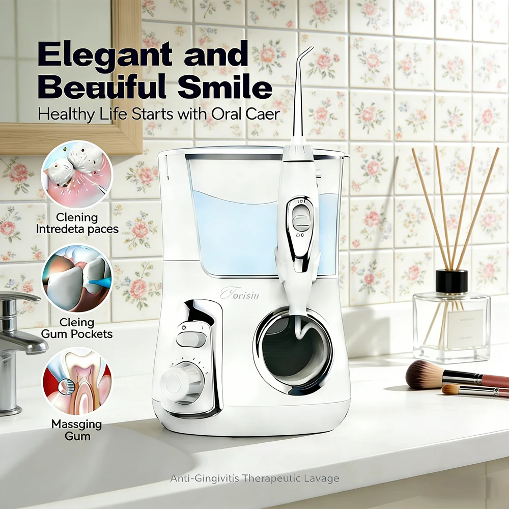 

Ирригатор для полости рта для домашнего использования, 800 мл, 10 настраиваемых режимов, 5 сменных насадок, электрический, для профилактики кариеса