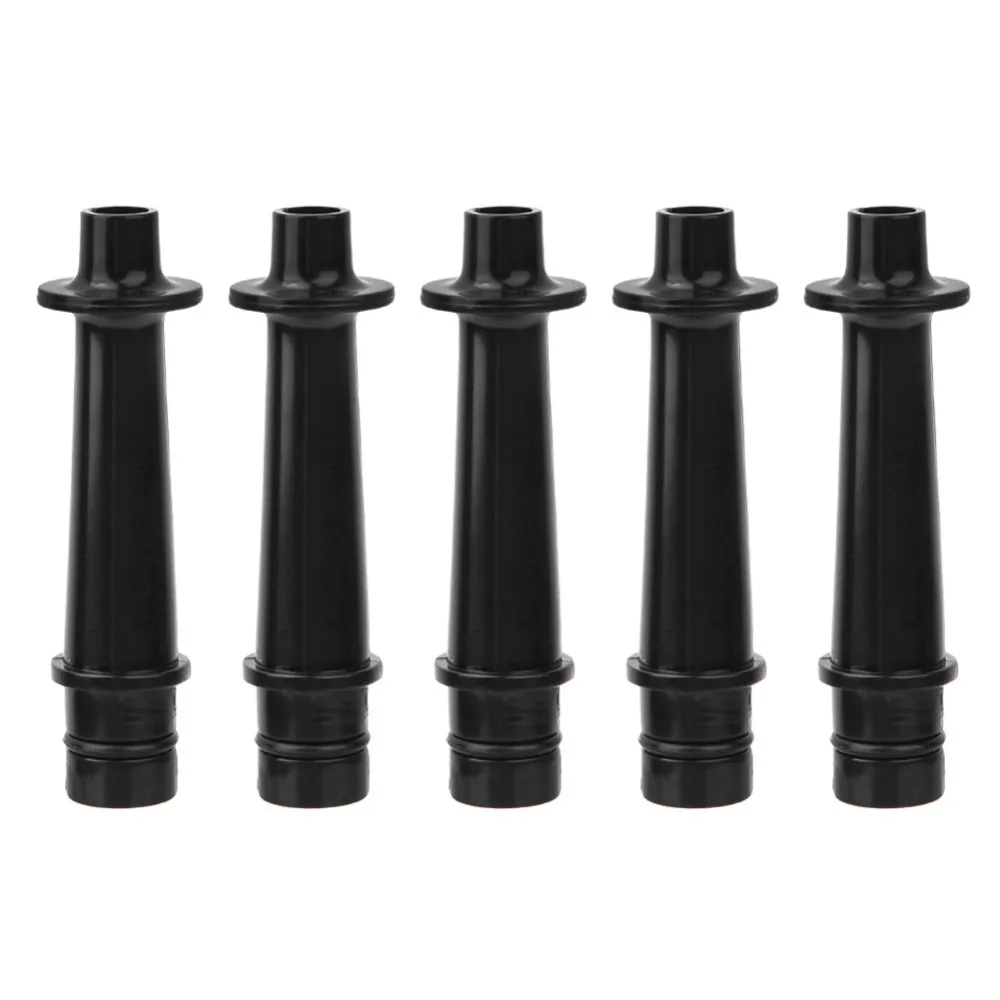 5PCS Professional ABS Melodica Mouthpiece Black Color Mouth Organ Mouthpiece Pianica Mouthpiece Melodica Enthusiasts