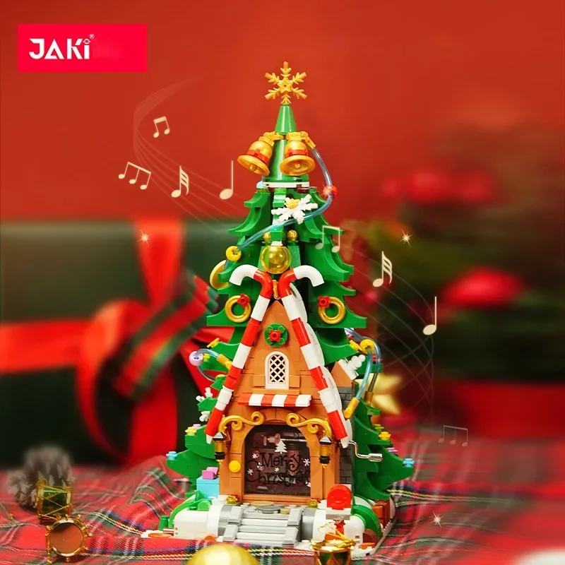 

TOYLINX DIY Model Christmas Tree Series Building Blocks Creative Christmas Decorations Festival Gifts Christmas Block Toys
