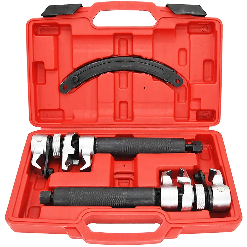 3pcs Automotive Durable Coil Strut Spring Compressor Tool Set with Safety Guard