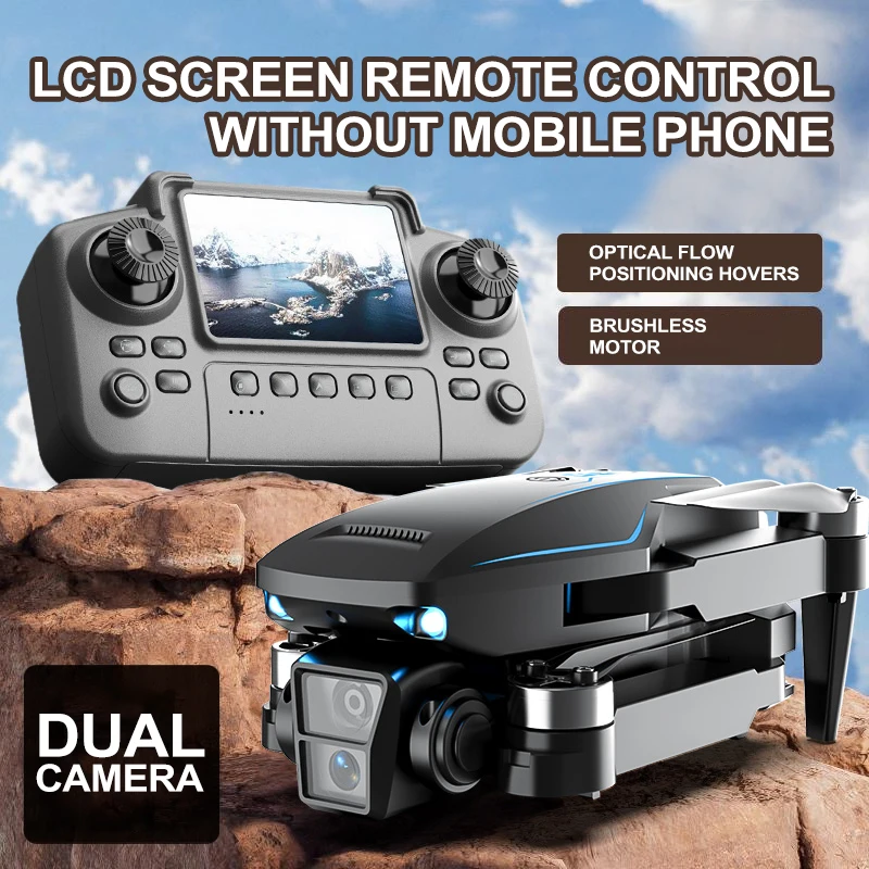 Dron profesional DWI D21 4K gran angular HD cámara WiFi FPV altura sujetar plegable RC Drone Quadrotor helicóptero juguetes para niños