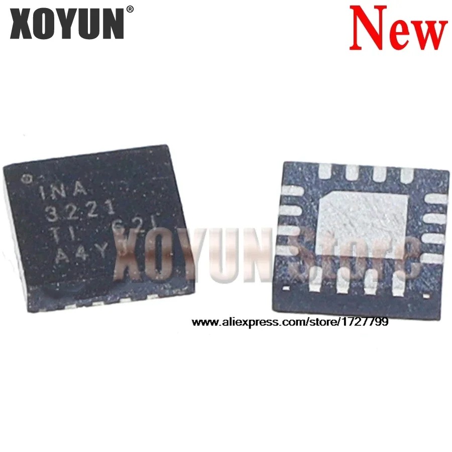 (2-5piece) 100% New INA3221 INA3221AIRGVR QFN-16 Chipset