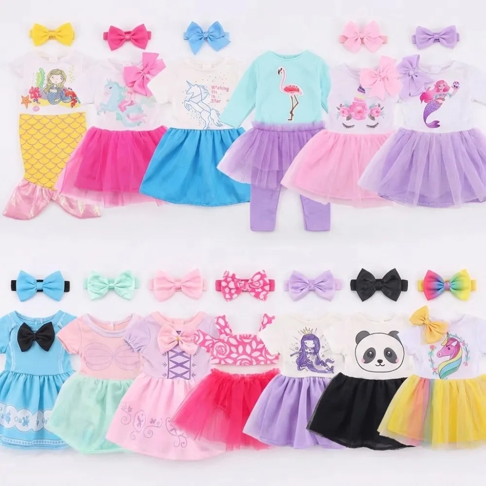 Doll Clothes Dress Princess Veil disneey for 18inch american & 43 cm baby  dolls,og girl's baby clothes,russian doll toy