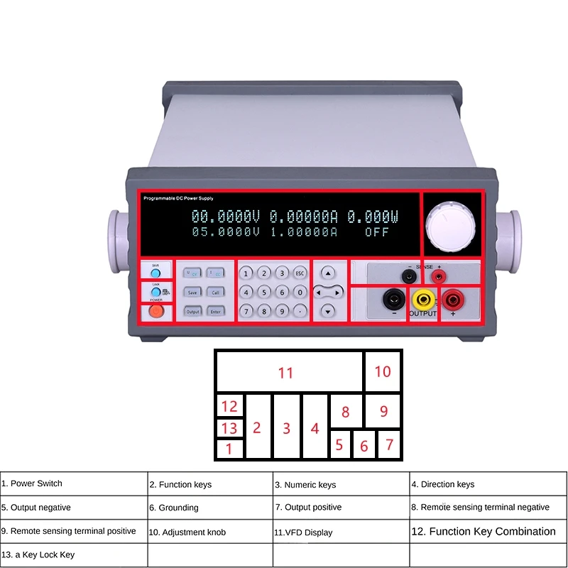 Laboratory RS232 RS485 USB Adjustable 30V 60V 150V 200V 250V 300V 1A 2A 3A 5A 10A Rectifier DC Power Supply Mobile Phone Repair