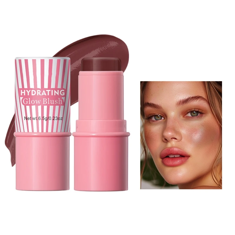 Hydrating Glow Cheek Moisturized Lightweight and Convenient Face Makeup Cool Texture for Woman Girl