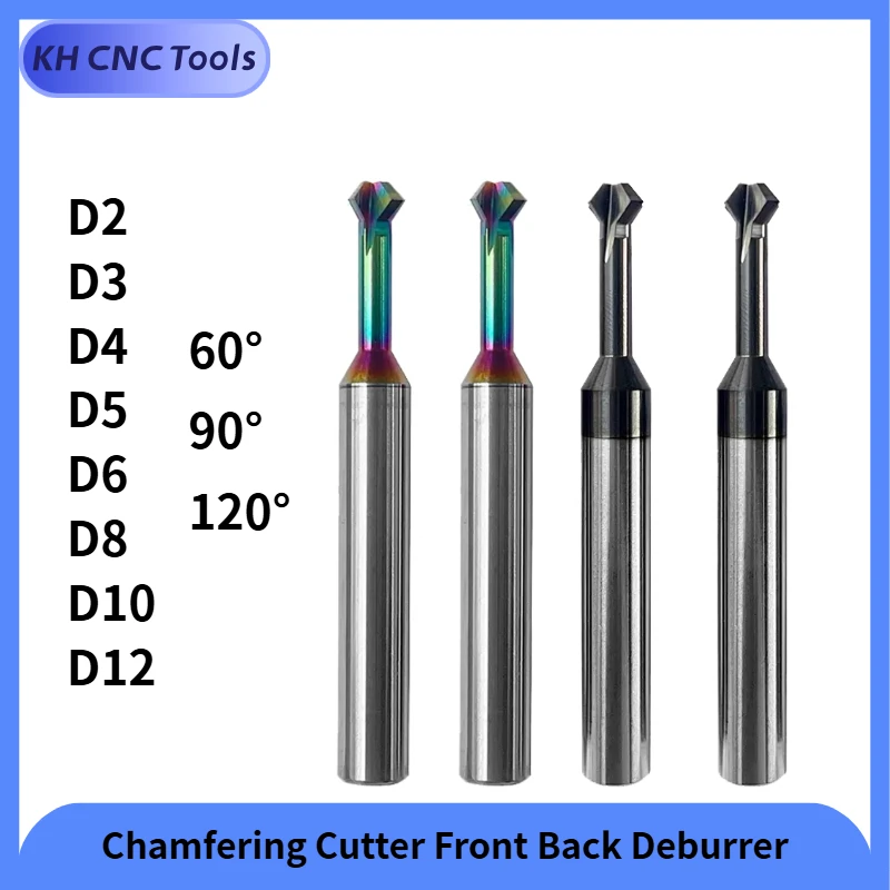 Chamfering Cutter Front Back Deburrer Double Angular Inner Chamfer For Metal Hole Internal Burr Removal CNC Tool Milling Cutter