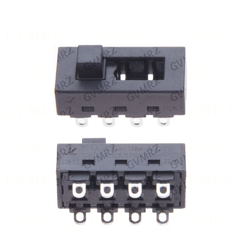 2PCS/lot 12A250V8P Toggle Slide DIP 3 Position Switch LQ-103H Hair Dryer for JJ-15 Philips Flyco FH6218/20/21 Integrated circuit