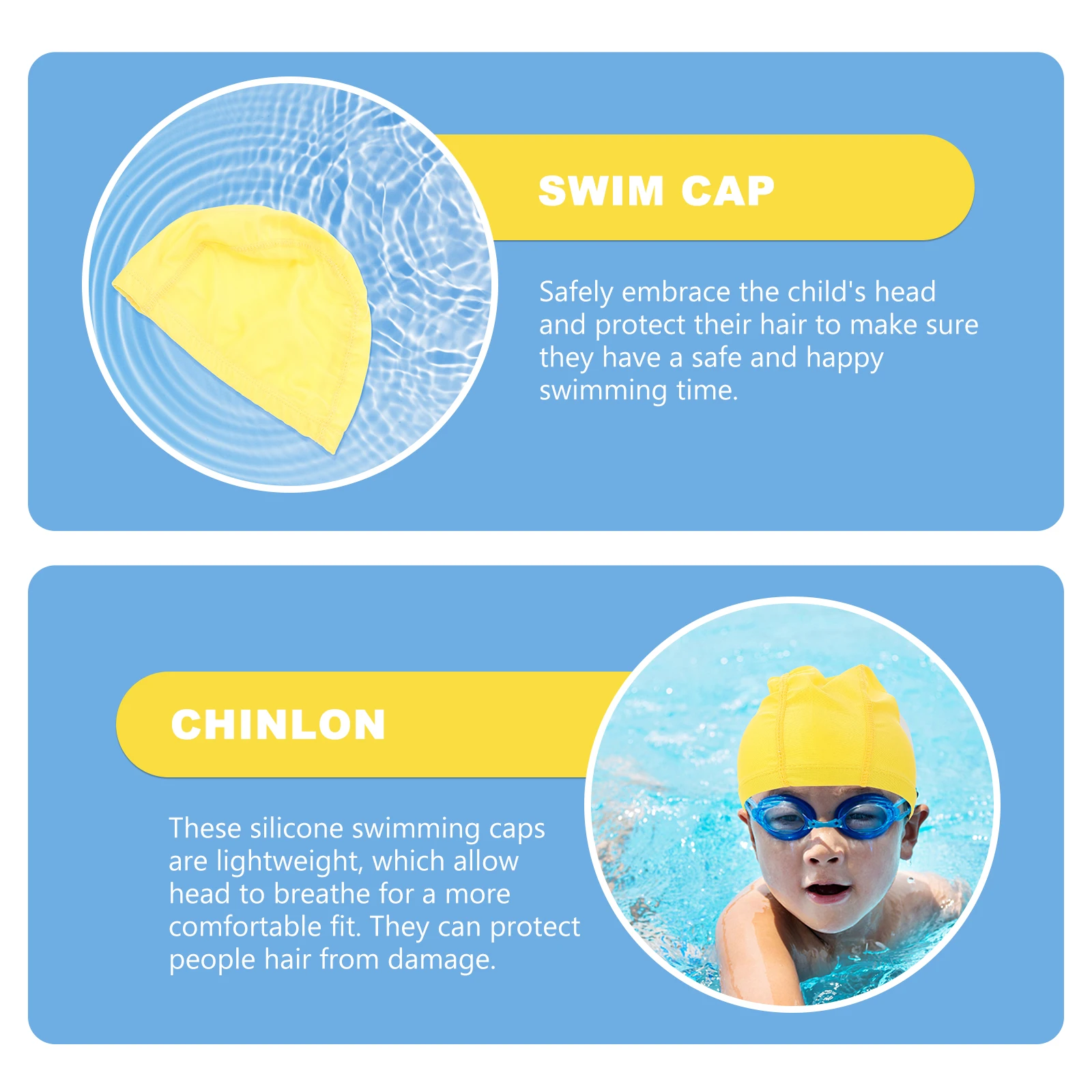 

10 Pcs Swimming Cap Set Elastic Hat Ladies Caps Elasticity Easy to Wear Nylon Universal Adult Supplies Stylish