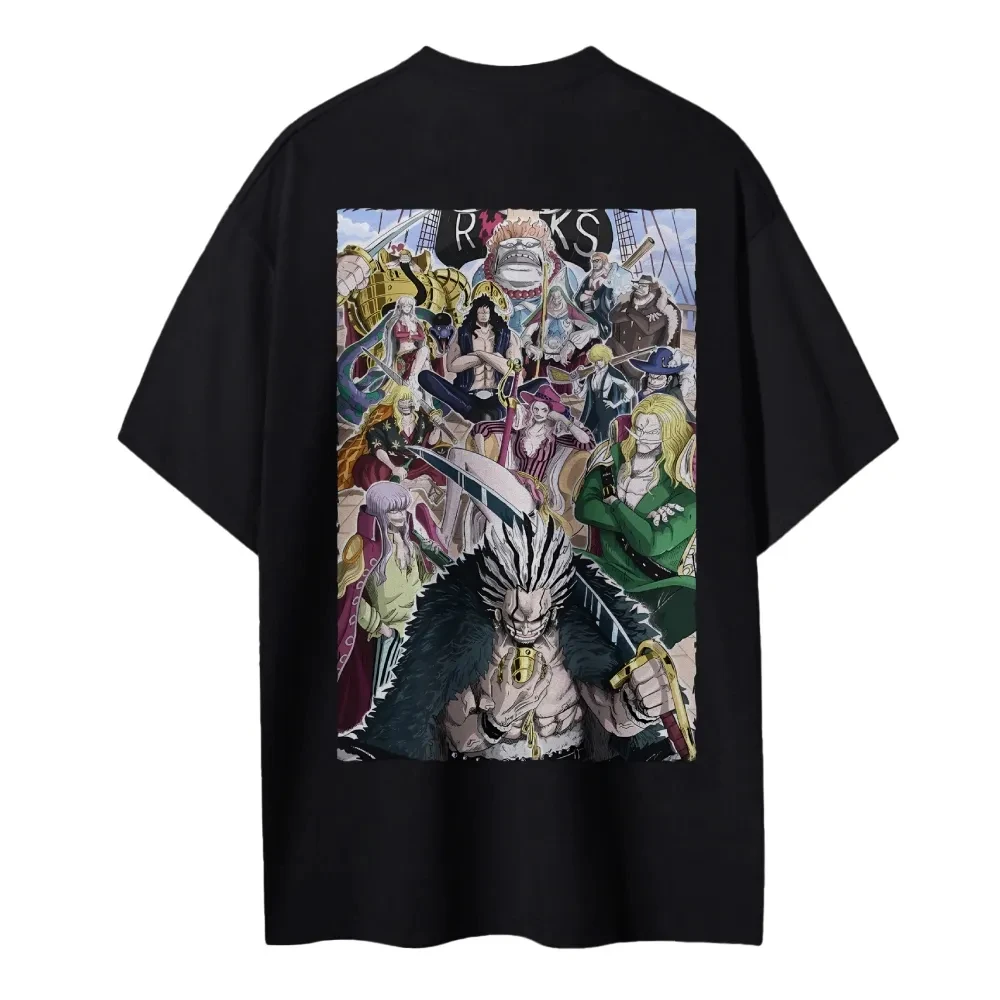 

ONE PIECE Animation Derivatives Printed Short Sleeve T-Shirt Men's and Women's 2026 Summer New Fashion Casual Cotton Popular