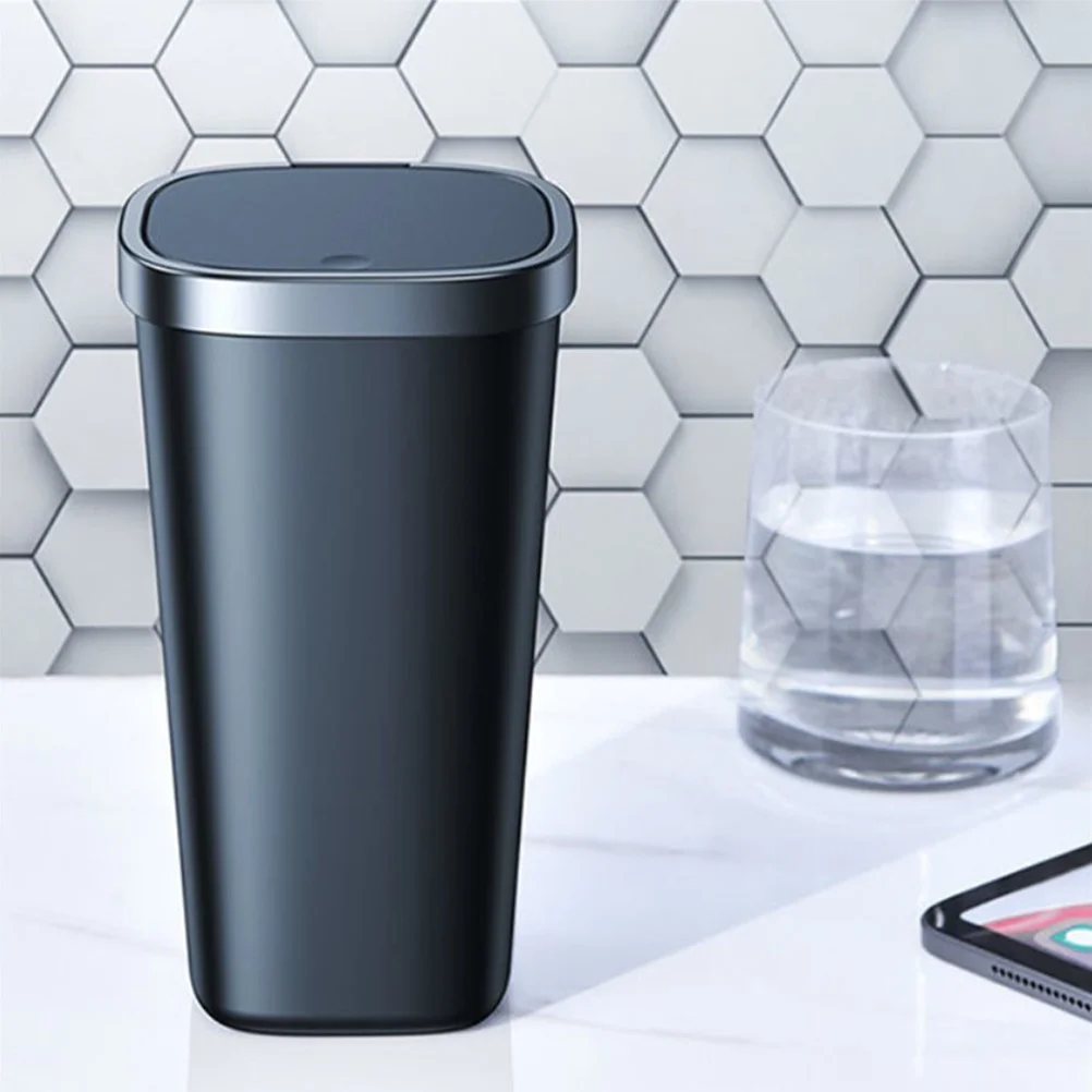 

Car Trash Can Cup Holder Mini Garbage Bin Press Ring Design Durable Easy Clean Portable Trash Can for Car Front Seat