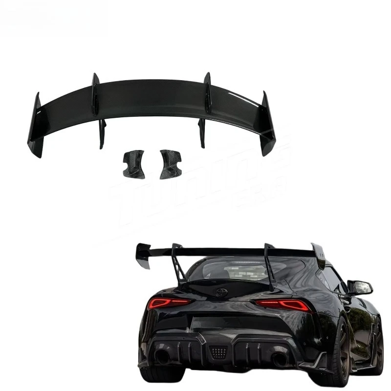 Carbon Fiber AD V3 Style Reverse Swan Neck Rear Wing Spoiler for 2019 on MK5 A90 A91