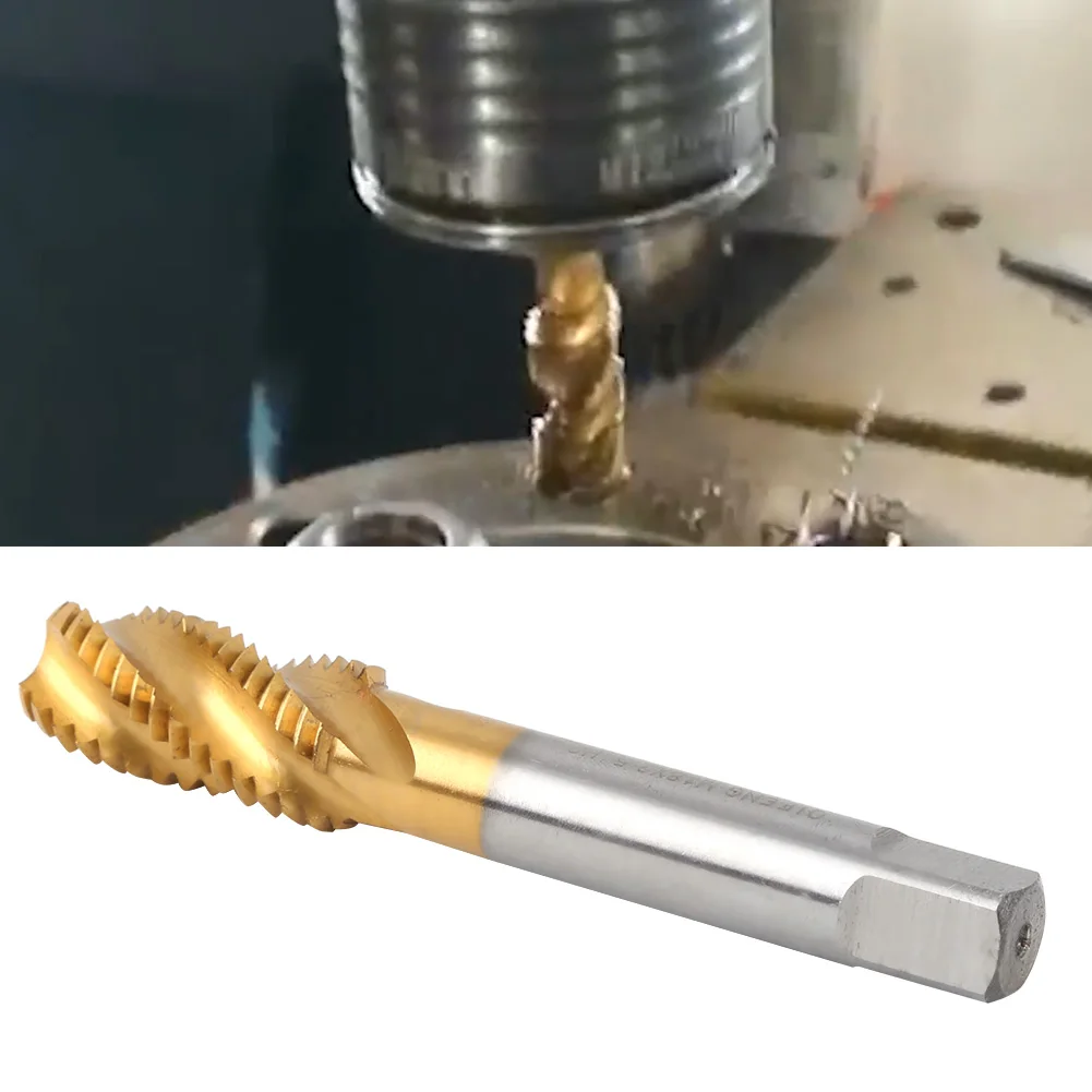 

Машинный метчик Винтовой метчик Детали оборудования Высокоскоростная сталь Золото Серебро x 2,5 мм для спирального кобальта Машинный метчик Спиральный метчик