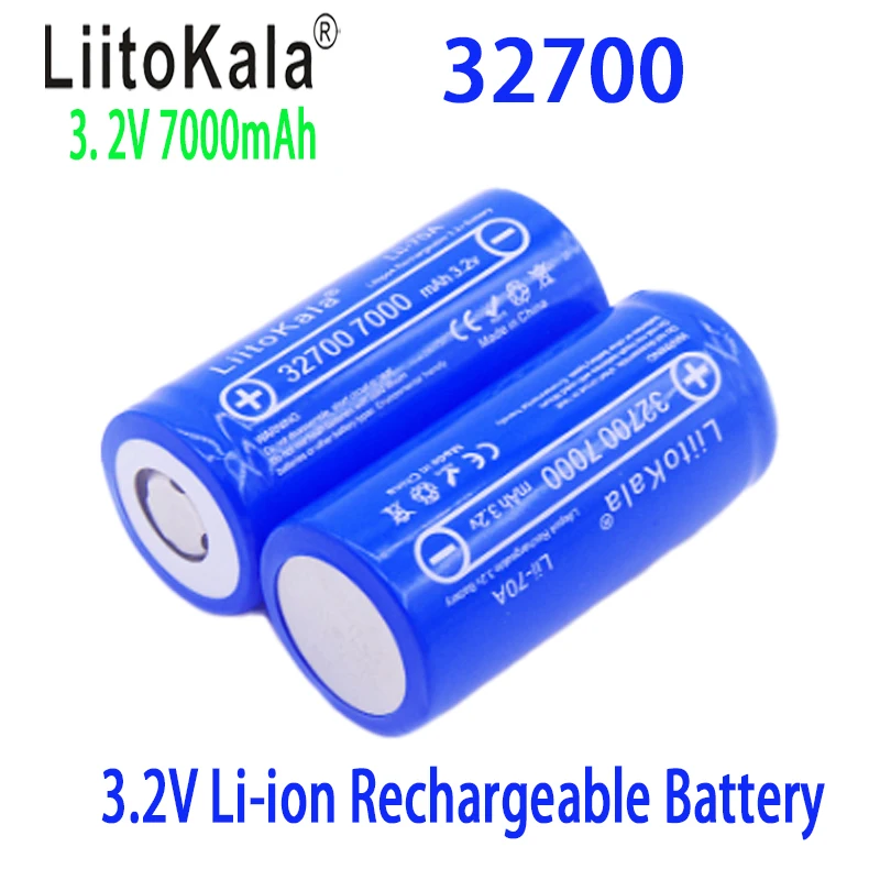 100% nowy, oryginalny akumulator LiitoKala 3.2V 32700 7000mAh do elektronarzędzi/skuter elektryczny/akumulator do oświetlenia zewnętrznego