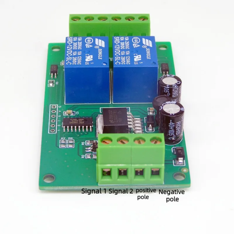 Dual-channel DC Wide-voltage Power Supply, Two-channel Relay Control Board, Solenoid Valve Motor, Water Pump Delay Control