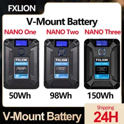 FXLION NANO One/Two/Three V-Mount /Gold-Mount Battery And Wireless NANO ONE/Two/Three Type-C USB-A/-C High Capacity Battery