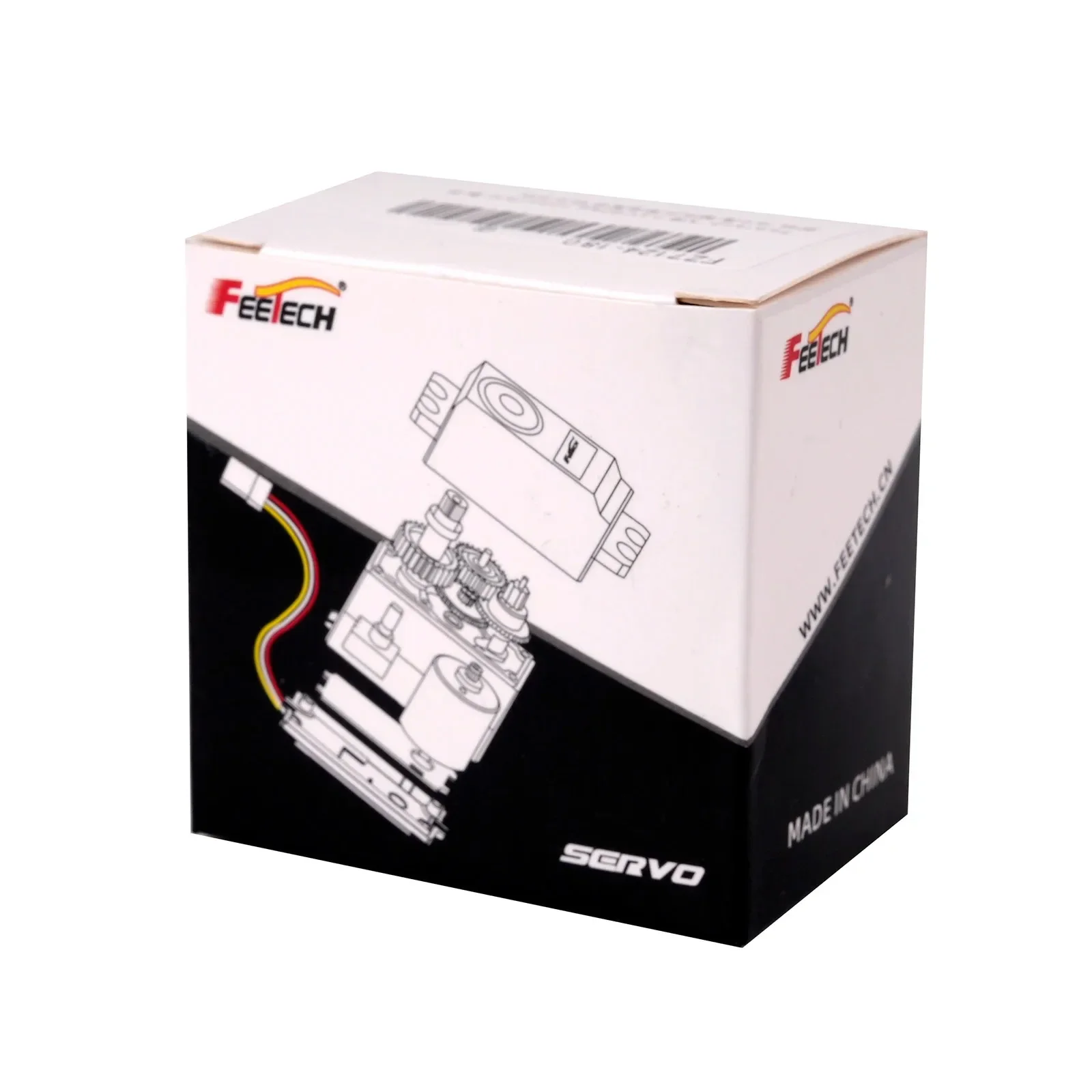 Servomotore digitale FT5478M 20KG Coppia 7,4V Ingranaggio metallico 180 °   Guscio in plastica per parti di robot