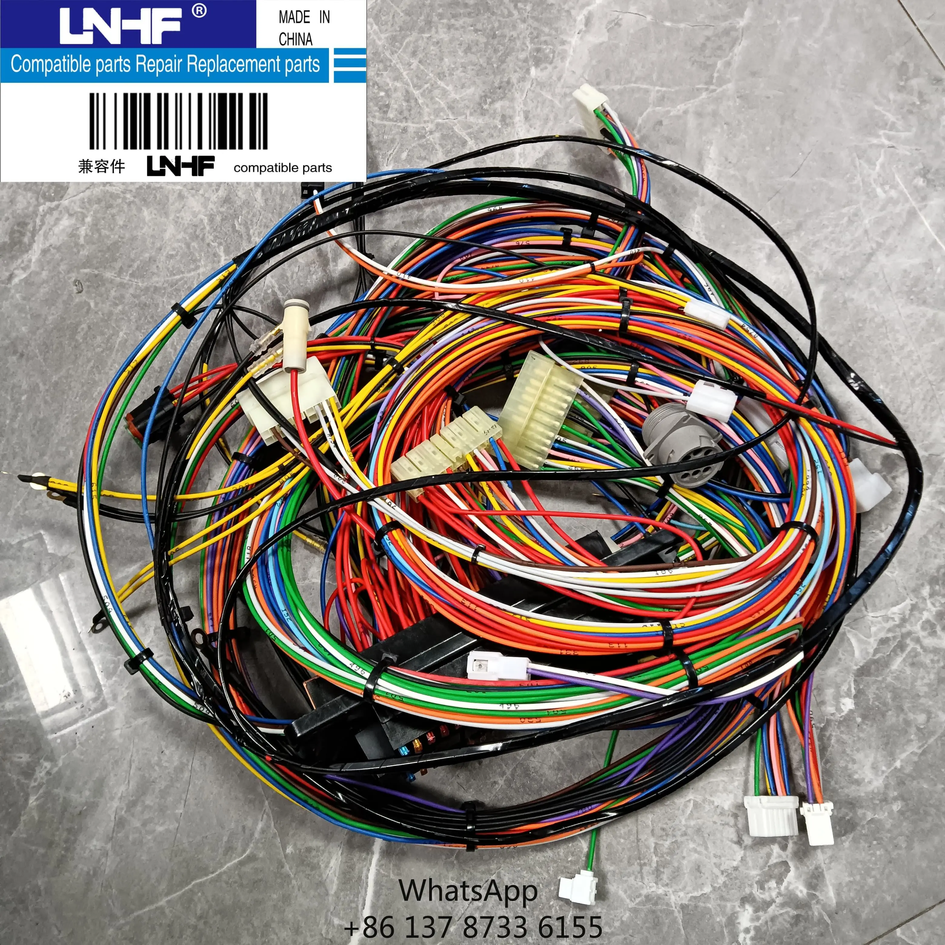 LNHF Excavator Direct Injection Engine Fuse Box Wiring Harness Compatible Parts 320D2GC 441-4020 4414020 Spare Parts