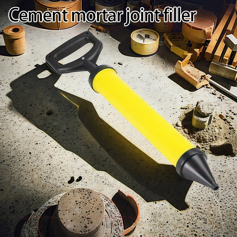 Applicator Caulking Gun With 4 Nozzles Hand Tools Grouting Gun Cement Lime Pump Grouting Mortar Sprayer Grout Filling Tools