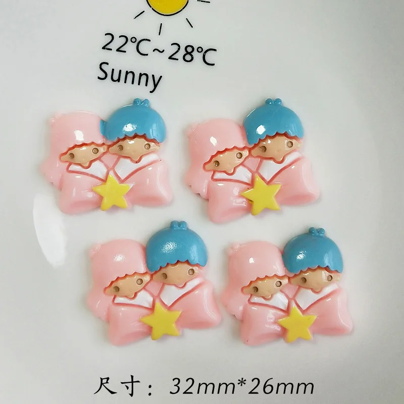 Kawaii Cartoon Anime Sanrios Shape Resin DIY Arts Decor Earring Crafts Phone Shell Patch Hair Accessories Jewelry Ornament Toy