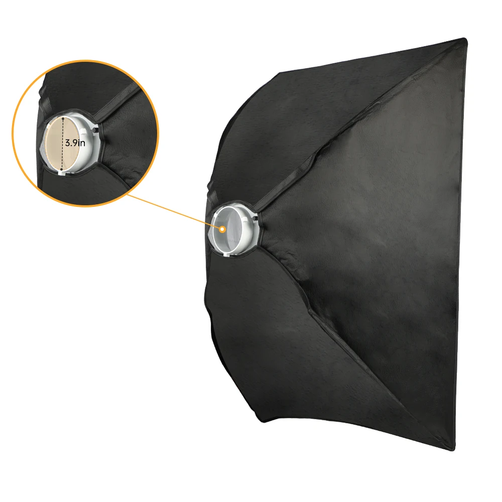 Photography softbox lighting kit 60X90CM lighting system softbox photography studio equipment