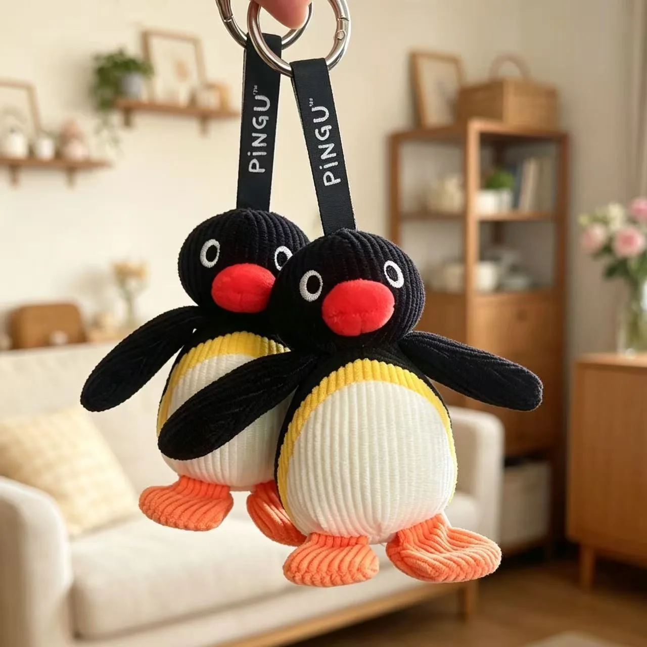

Young Users Daily Luxury Trendy Decor Charm | Youmai Genuine Corduroy Series | Pingu Skin‑friendly Penguin Plush Peripheral Gift