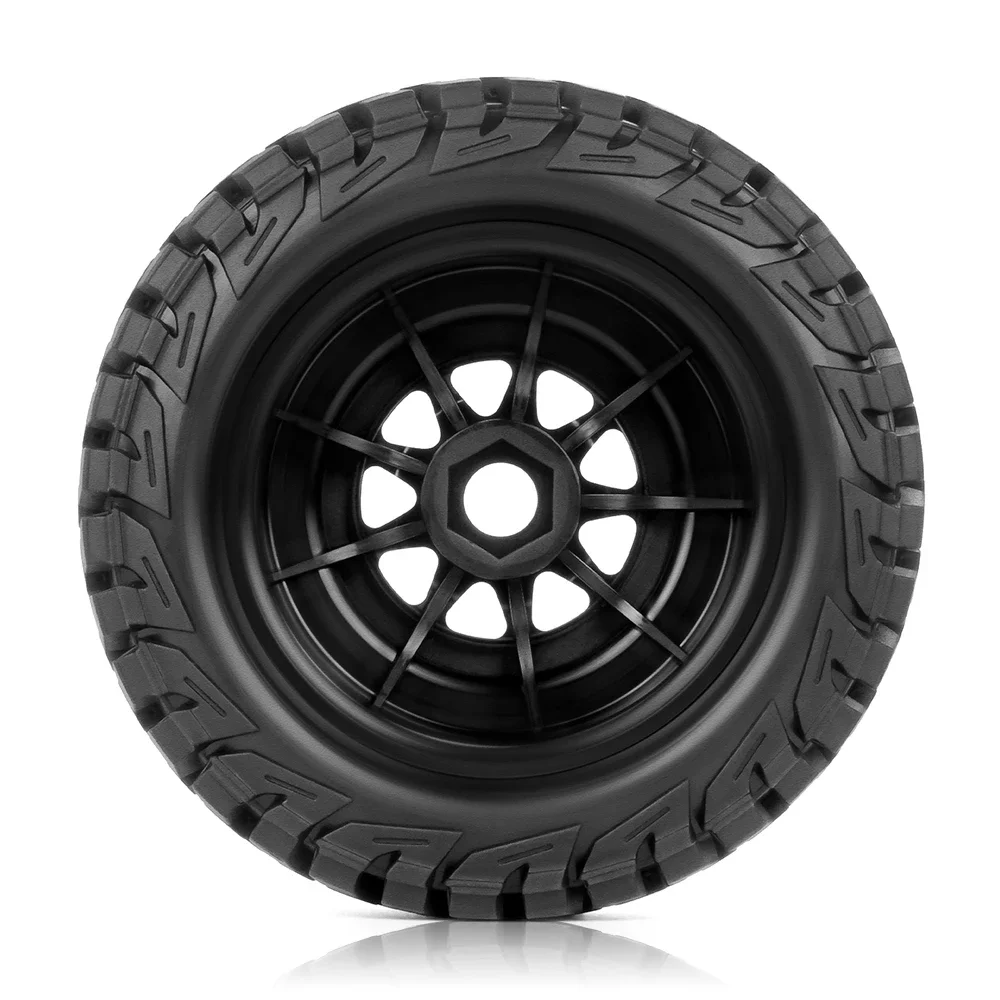 4 Stuks Rc Korte Baan Truck Banden 1/7 $ schaal 137.5x55mm Off-Road Terrein Banden met 17mm Adapter ARRMA Mojave FsR Upgrade Onderdelen