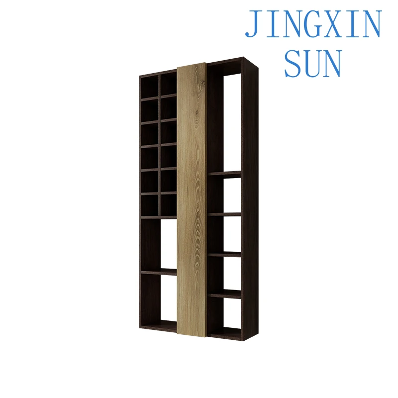Teacup holder solid wood new Chinese style Duobaoge wall-mounted tea display cabinet storage
