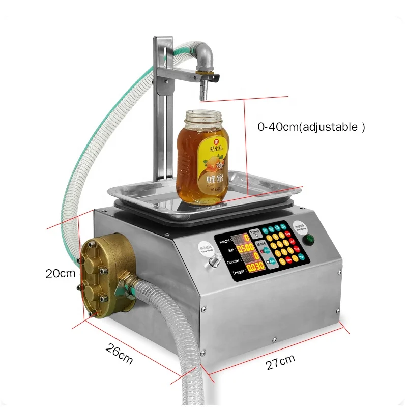 High Accurate Honey Weighing Filling Machine Stick Liquid Cream Filling Machine