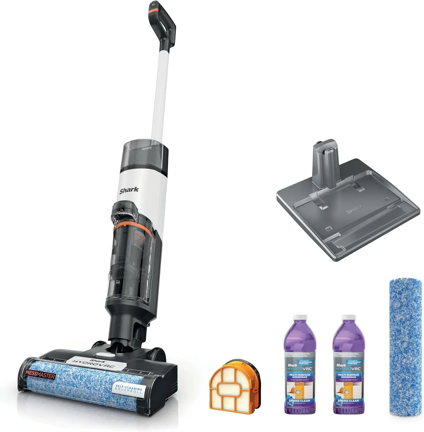

Wet Dry Vacuum Cleaner and Mop Combo, 3-in-1 Self-Cleaning with Powerful Suction for Hardwood Floors and Rugs