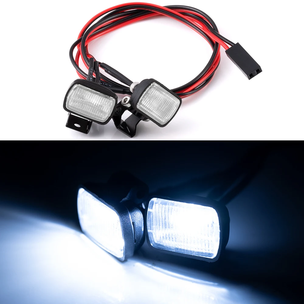 AXSPEED 1Set LED Lichter Scheinwerfer Scheinwerfer für TRX-4 TRX-6 Axial SCX10 90046 Wraith 1/10 RC Auto Dekoration Teile Zubehör