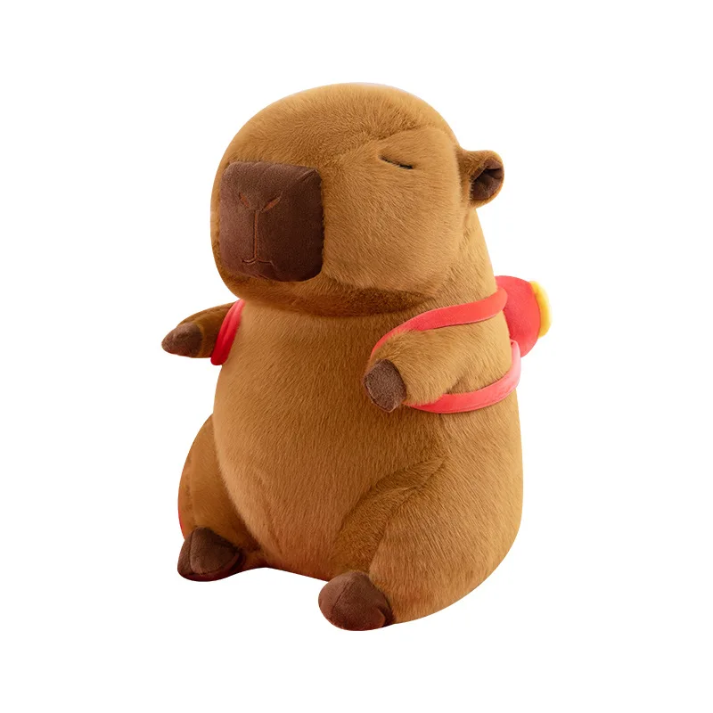 귀여운 카피바라 봉제 인형 귀여운 코이 햄스터 인형 아기 어린이 생일 선물 부드러운 동물 베개 장난감