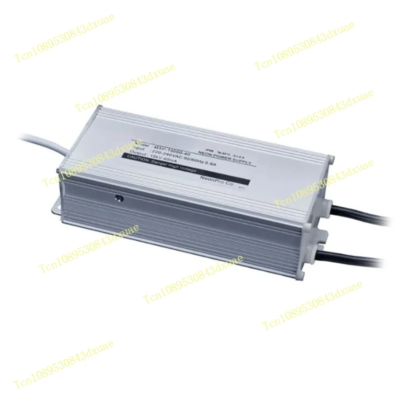High Brightness Neon Sign Transformer Power Supply Neon Light Rectifier Ballast Output 15kVAC 40mA 192W Input 220V 50/60Hz