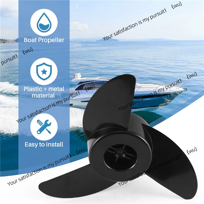 Marine propeller electric outboard ET44L ET54L D65L trolling motor installation accessories/boat three blades