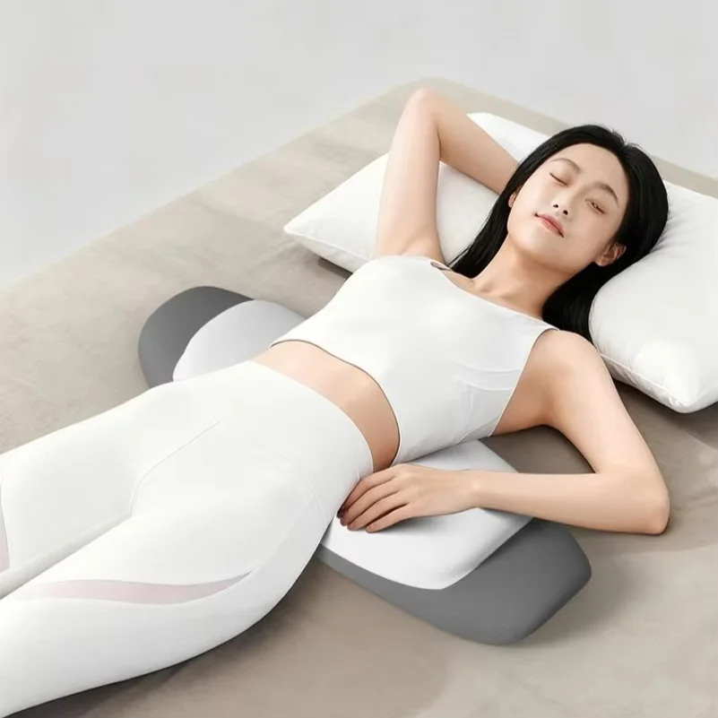 Bed Sleeping Lumbar Pillow Lumbar Disc Support Waist Pad Low Thin Waist Cushion for Sleeping Waist Support
